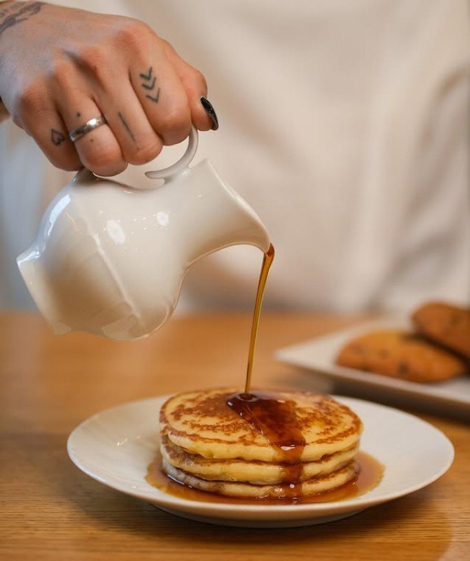Pancake con sciroppo d'acero